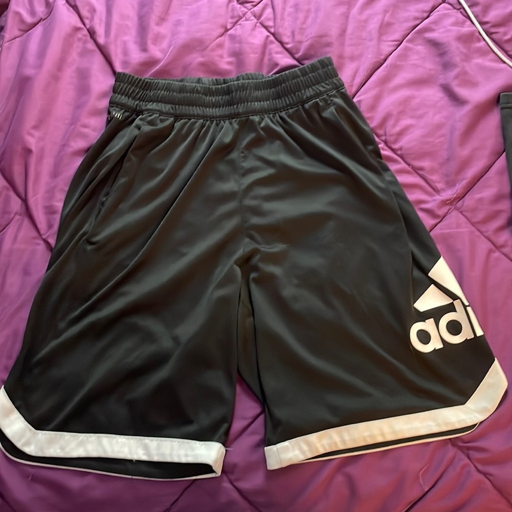 Adidas athletic basketball shorts
